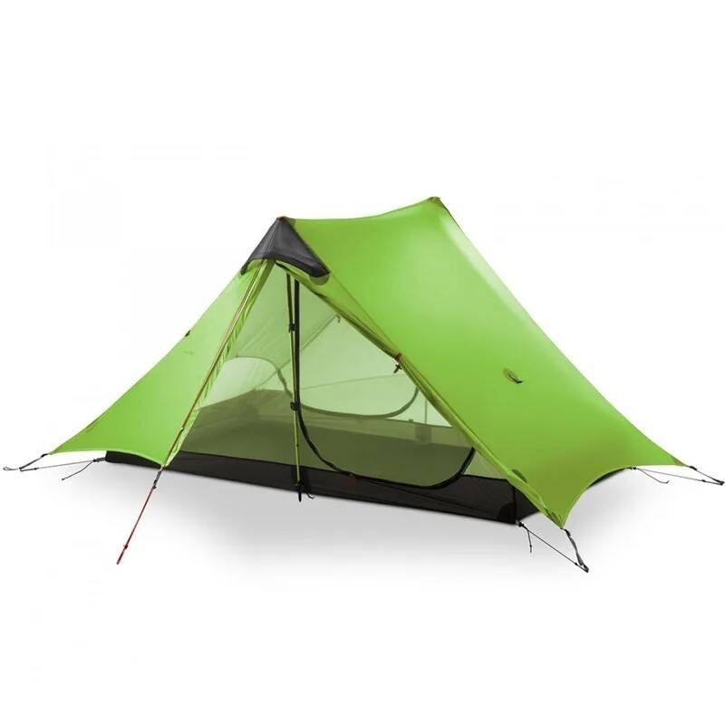[해외] 에어 원터치 쉘터 도킹 캠핑 텐트 3F UL Gear Lanshan 2P 랜서 2 인 3 시즌 4 15D Silnylon No Pole 초경량 야외 하이킹 더블 레