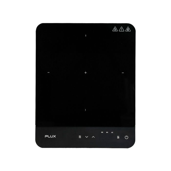 [3년무상AS] 1구 슬림 인덕션 전기레인지 PLX-EIR0120SLBK (블랙 / 2000W)