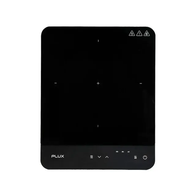 [3년무상AS] 1구 슬림 인덕션 전기레인지 PLX-EIR0120SLBK (블랙 / 2000W)