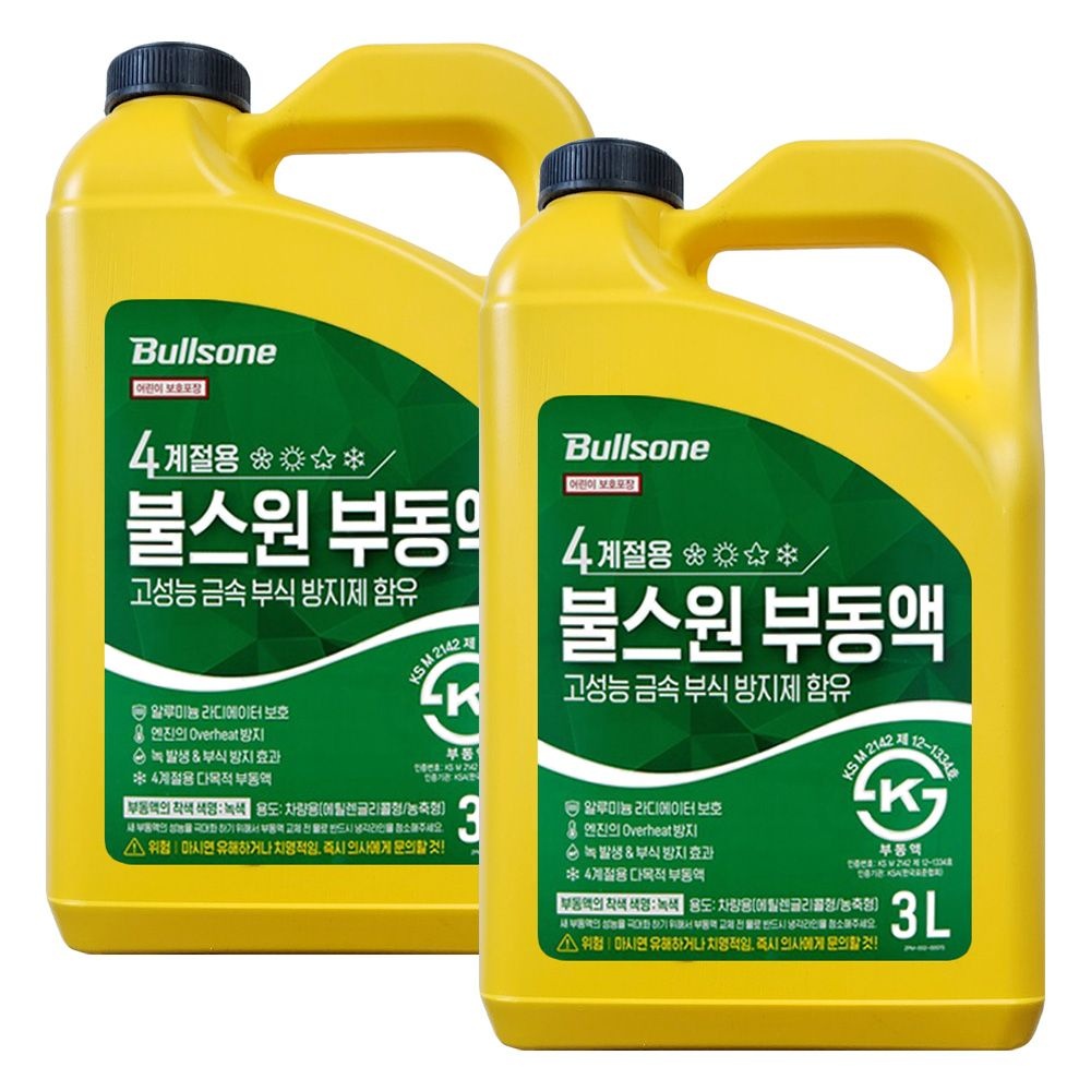 불스원 부동액 4계절용 3L X 2개