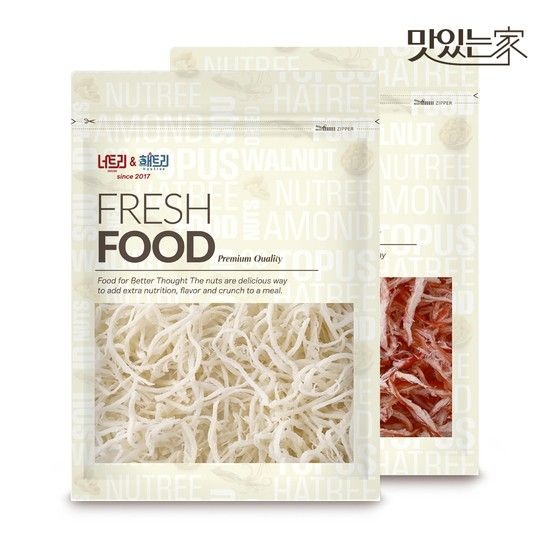 너트리 홍진미채 1kg+백진미채 1kg