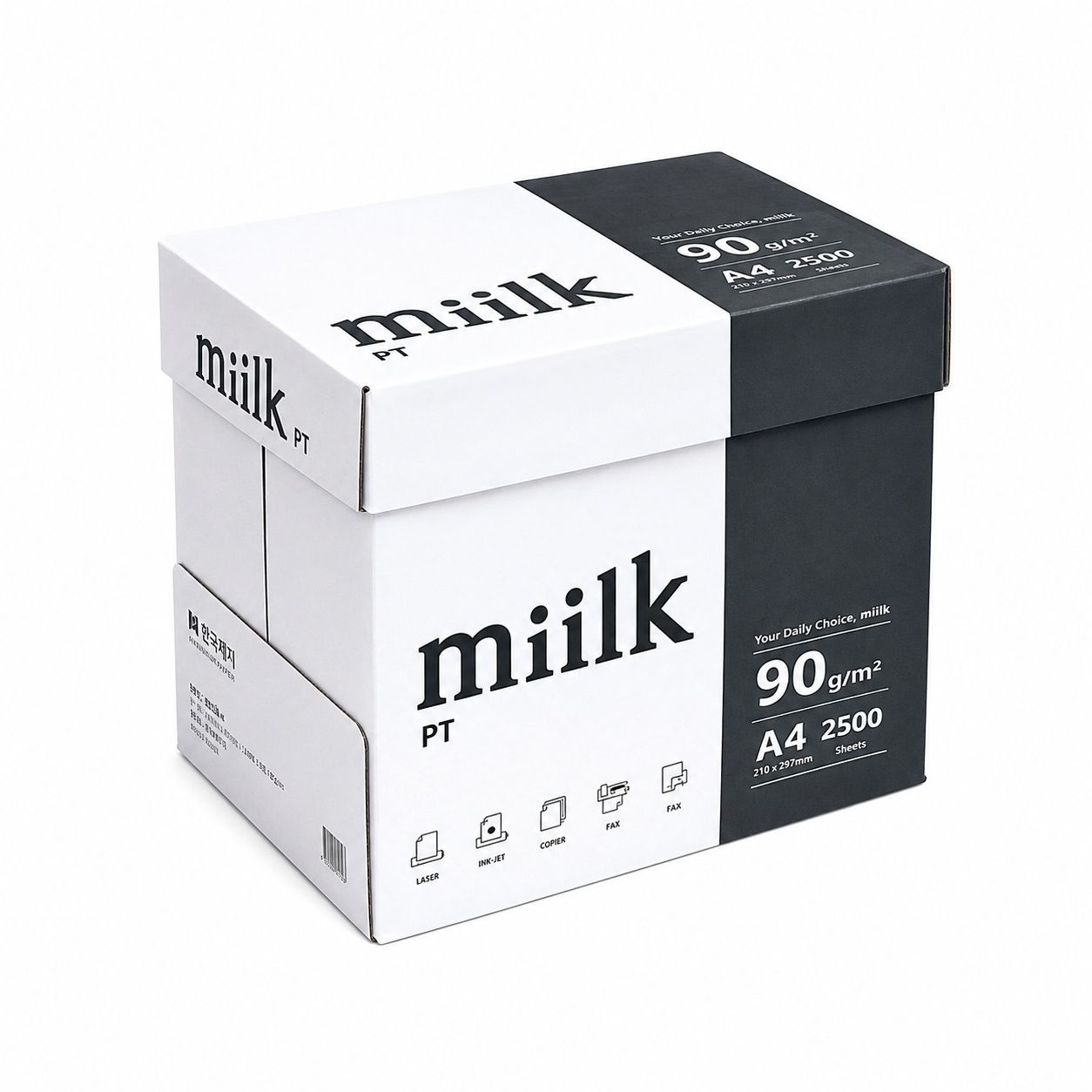 밀크 A4 90g 복사용지 1BOX 2500매/A4용지