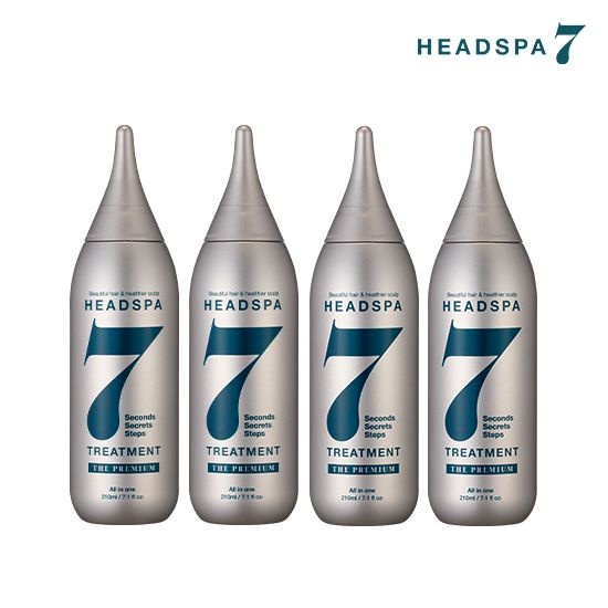 (현대홈쇼핑) [기간한정 30%] 헤드스파7 트리트먼트 더 프리미엄 210ml 4개
