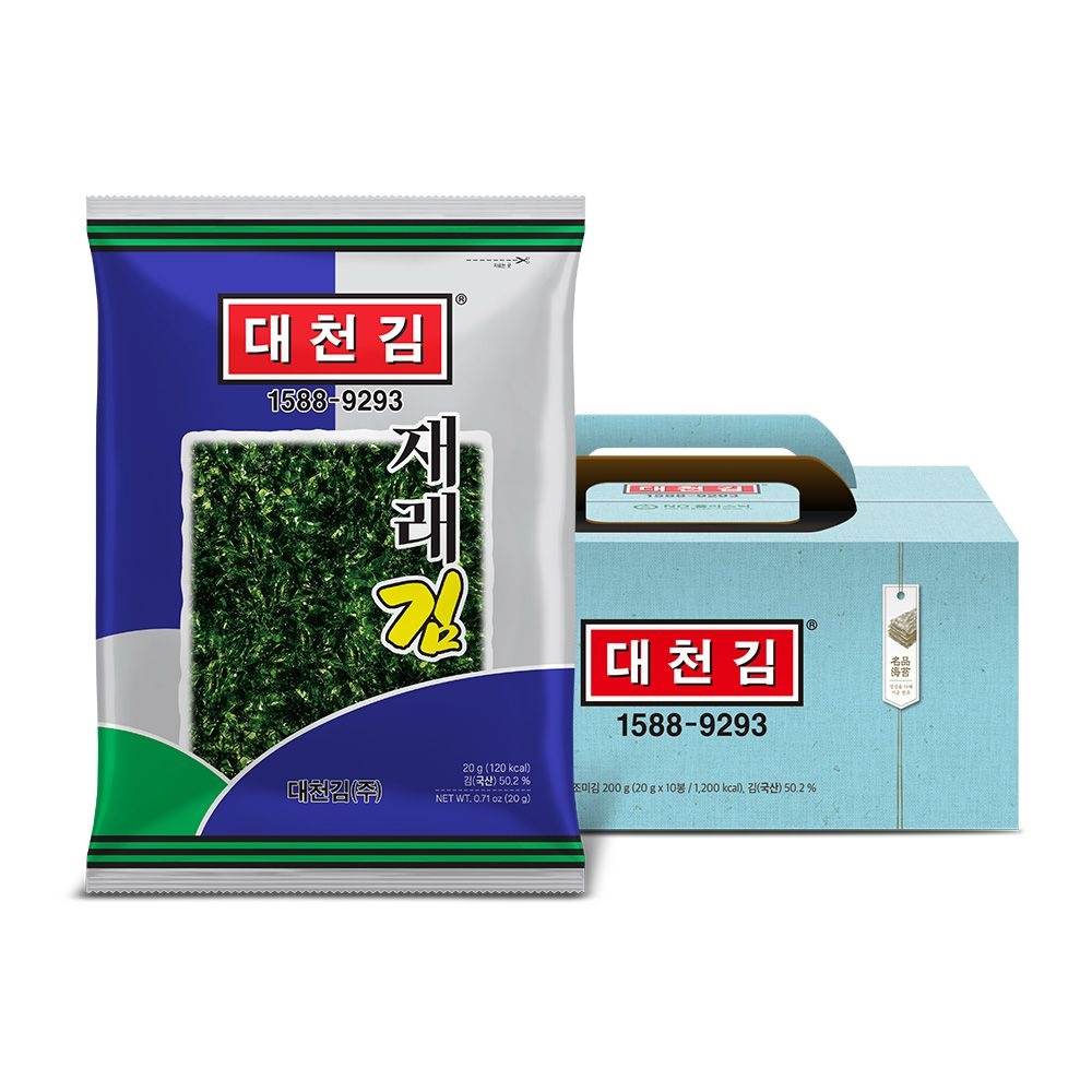 [온마음추석][본사직영]재래김 전장김 10봉/조미김/선물세트 