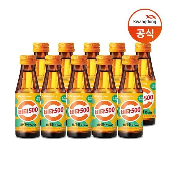 광동 비타500 Fresh 100ml x100병/음료수
