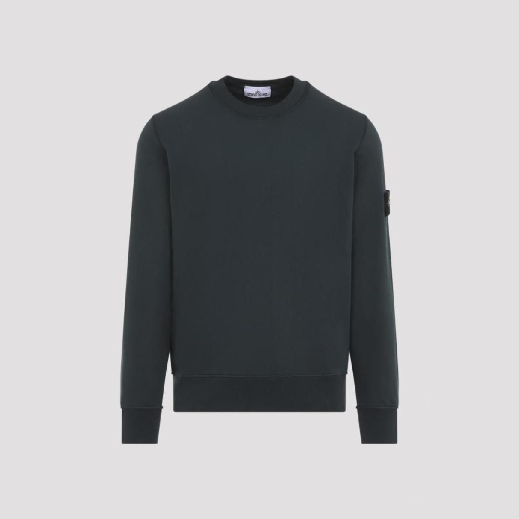 스톤아일랜드 스톤아일랜드 [D14]스톤아일랜드 60217V005S DARK GREEN Stone Island Cotton Sweatshirt 남성 맨투맨 후드 스웨트셔츠 집업