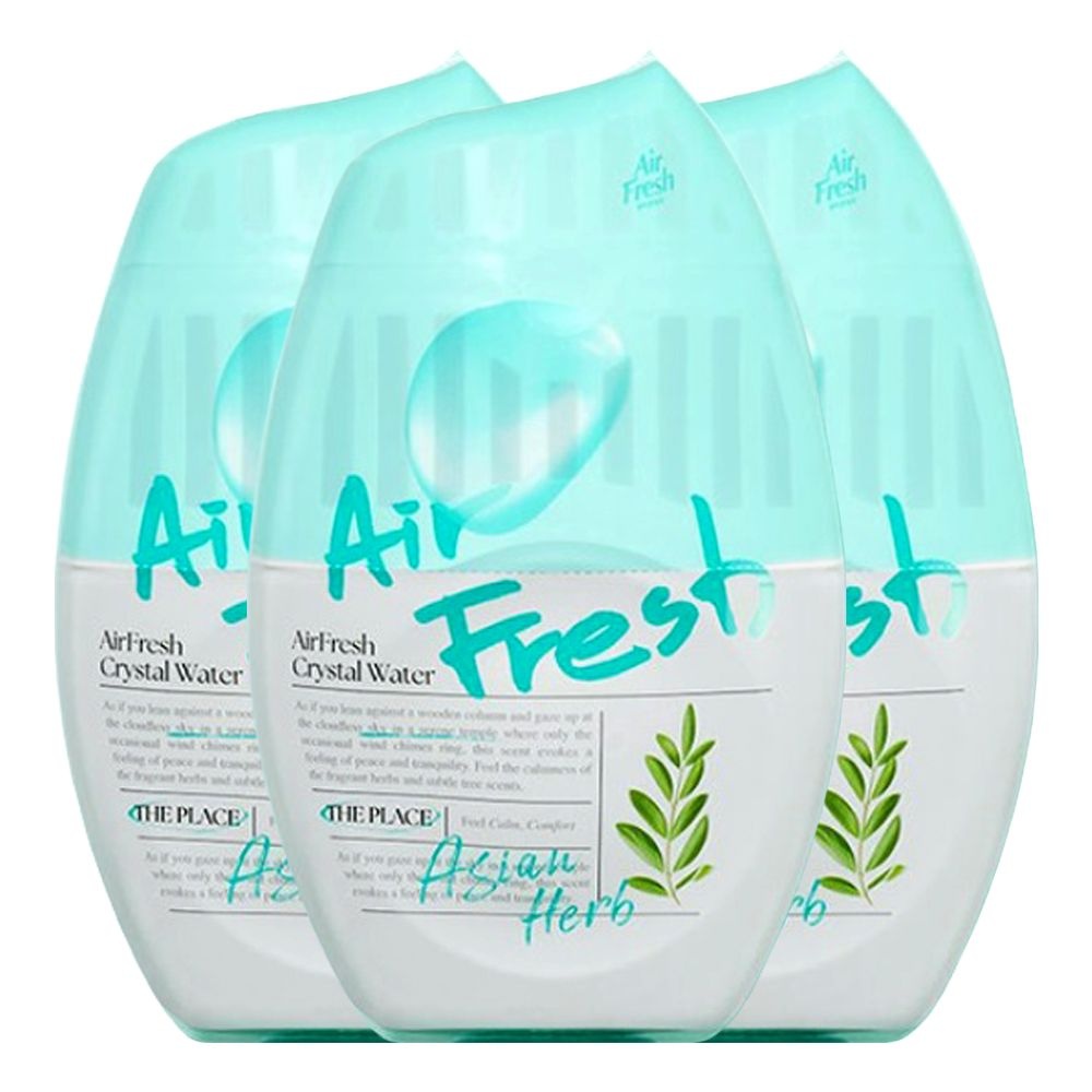 애경 홈즈 에어후레쉬 크리스탈워터 아시안허브 400ml X 3개