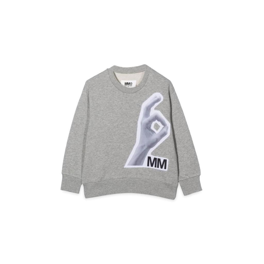 [해외] MM6 메종 마르지엘라 22FW 메종마르지엘라 MM OK 크루넥 스웨트 셔츠 M60238KMM023M6910 TP565706733