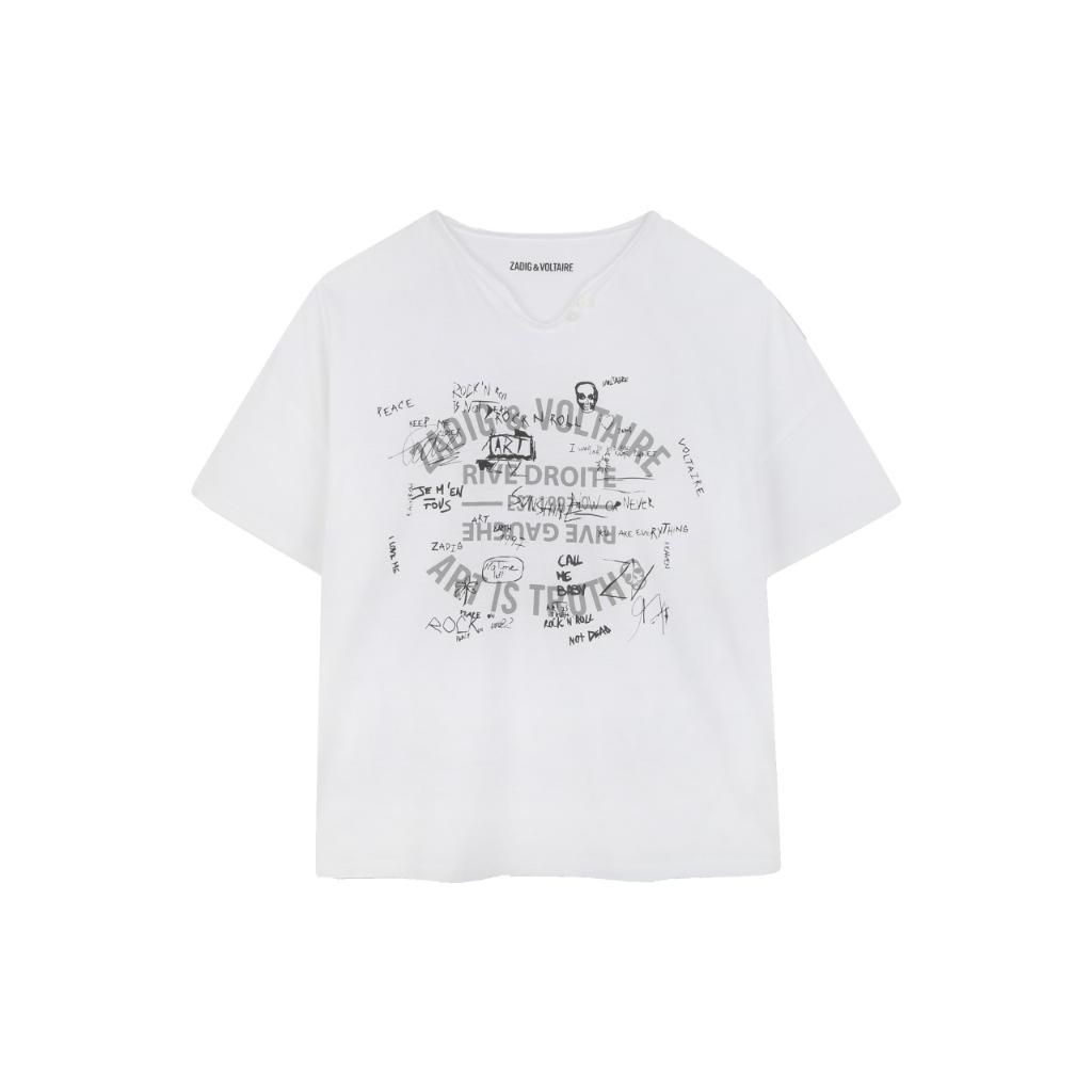 쟈딕앤볼테르 [해외] 쟈딕앤볼테르 25SS ZADIG VOLTAIRE T 셔츠 X60314K10P TP565596462