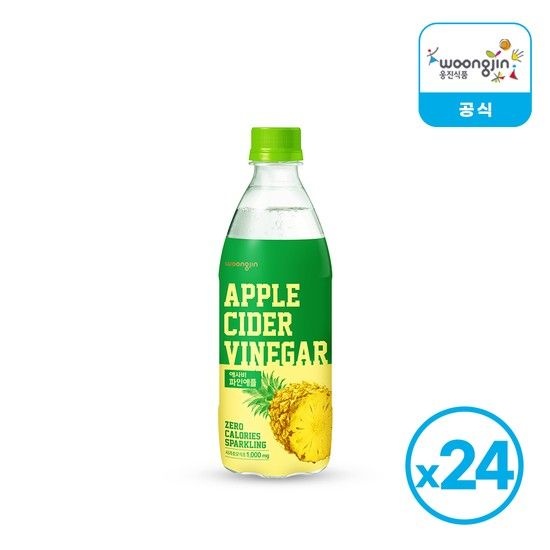 웅진 애사비 파인애플 펫 500ml 24개