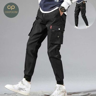 [ユダム]男カーゴ ジョガー パンツ・ズボン スリムジョガーパンツ・ズボンジョガーパンツ・ズボン メンズカーゴジョガーパンツ・ズボン 黒ジョガーパンツ・ズボン男パンツ・ズボン カーゴパンツ・ズボン男性車