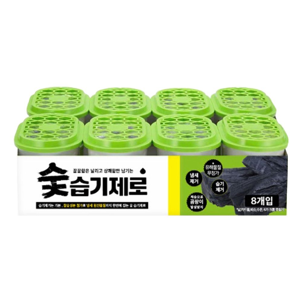 피죤 숯 습기제로(300g X 8개입)