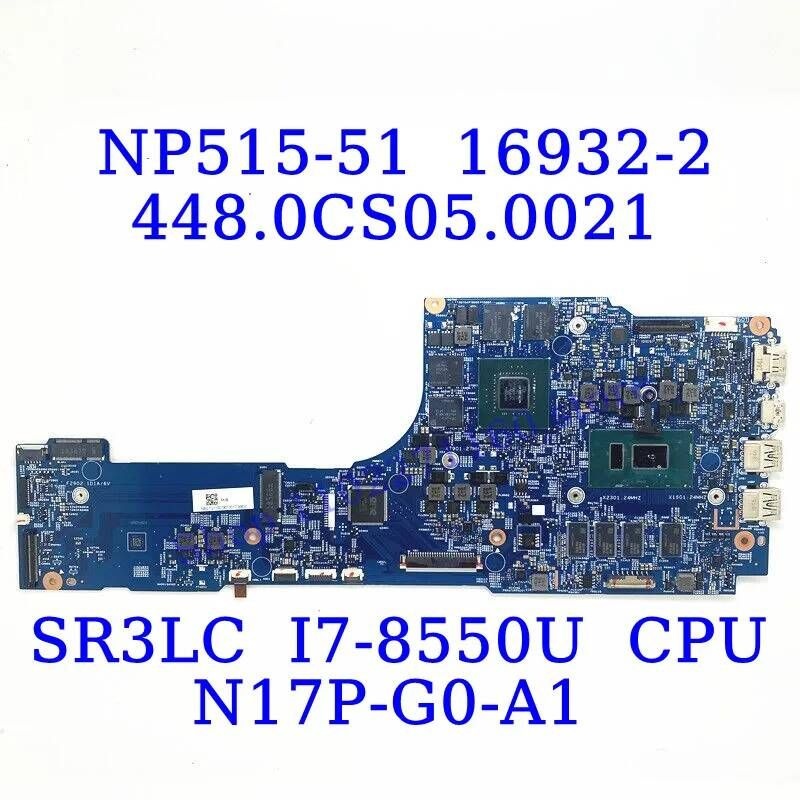 [해외] 마더보드 메인보드 448.0CS05.0021 ACER NP515-51 함께 SR3LC I7-8550U CPU 메인 16932-2 노트북 마더 보드 N17P-G0-A1 100% 테스트 잘