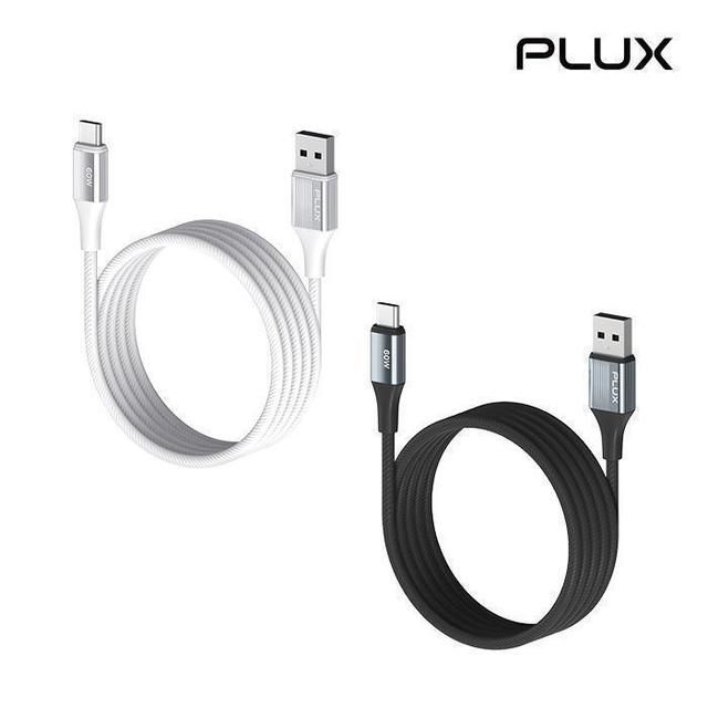 PLUX 플럭스 꼬임방지 60W 케이블 2M C to A 블랙