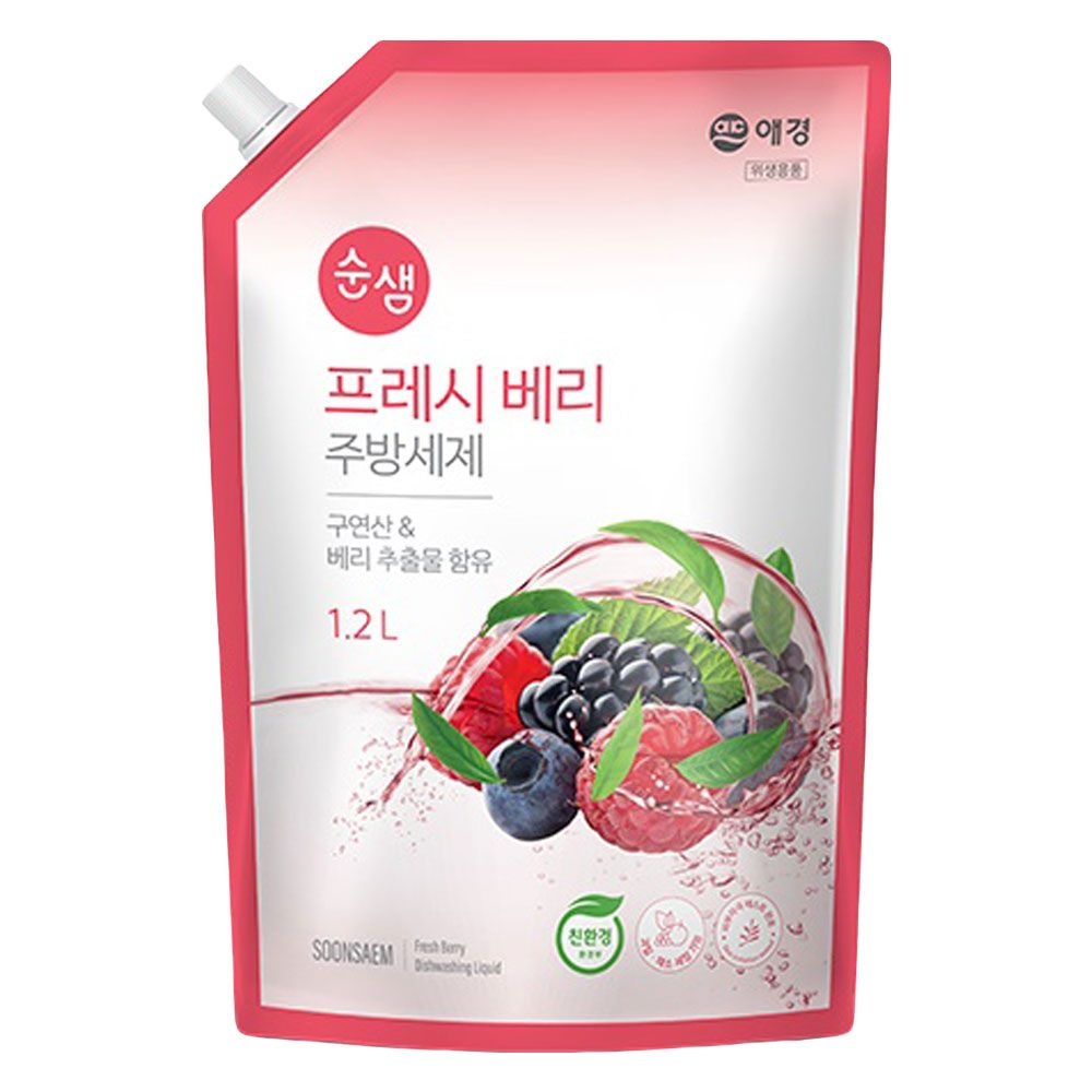 순샘 베리 주방세제 리필 1.2L
