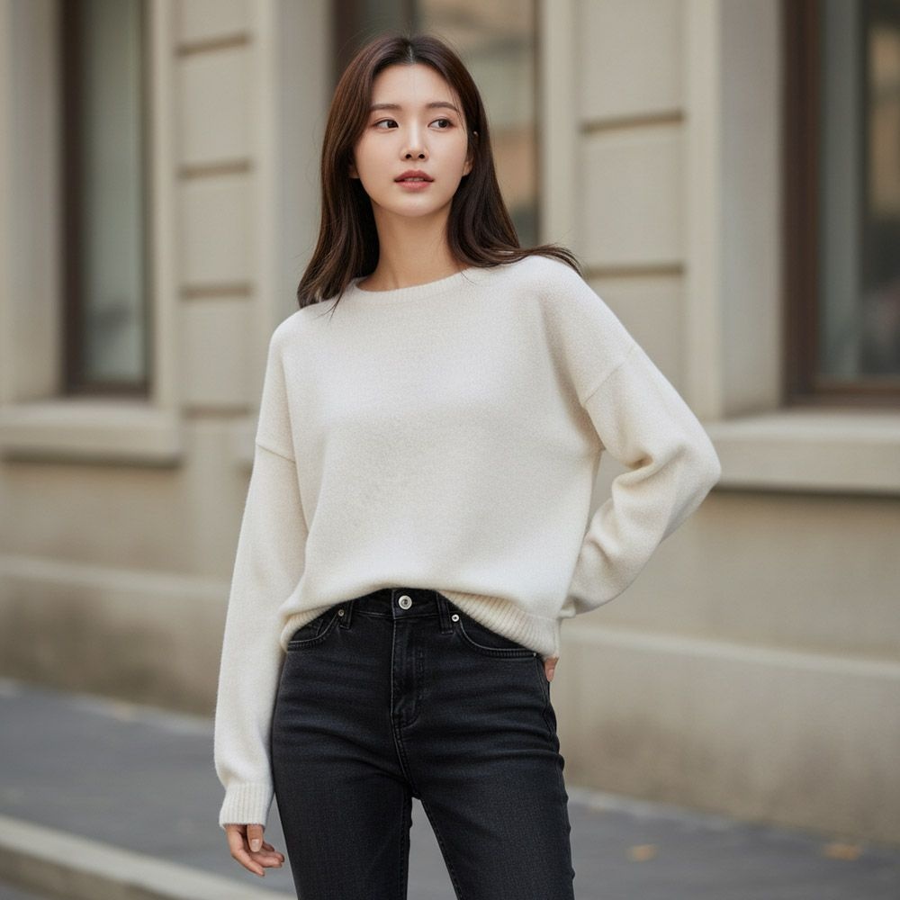 (현대Hmall) ATMARK (77까지)울블랭코지니트_AA41KN040P