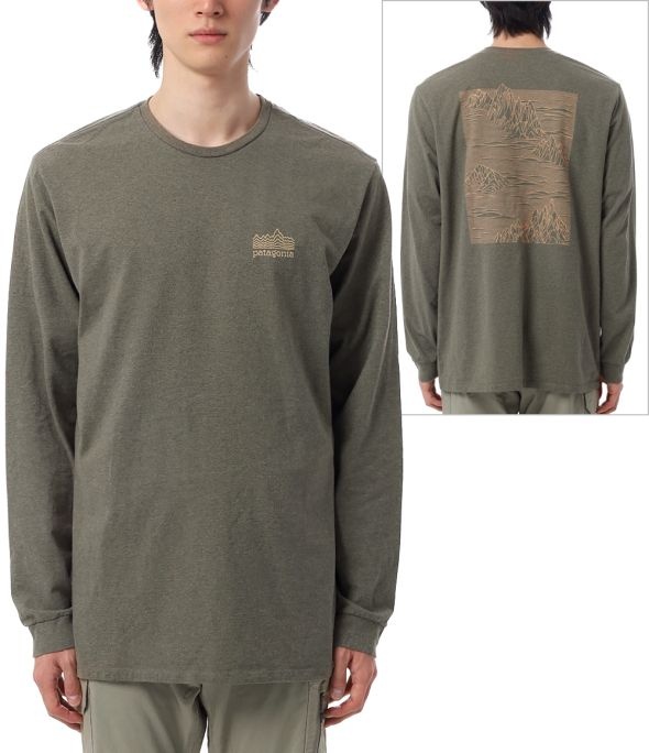 PATAGONIA M Long-Sleeved Strataspire Responsibili-Tee 37840-WNGY 남성 롱 슬리브 스트라타스파이어 리스폰서블 티셔츠 41342