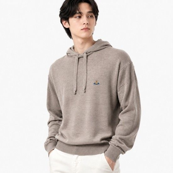 Unisex Hoodie (3803002N Y0006 P407) (ORB 로고 니트 후디)