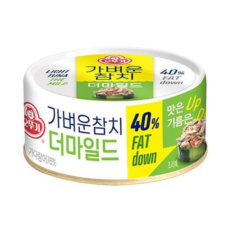오뚜기 [오뚜기] 가벼운참치 더마일드 200g x 36(1box)