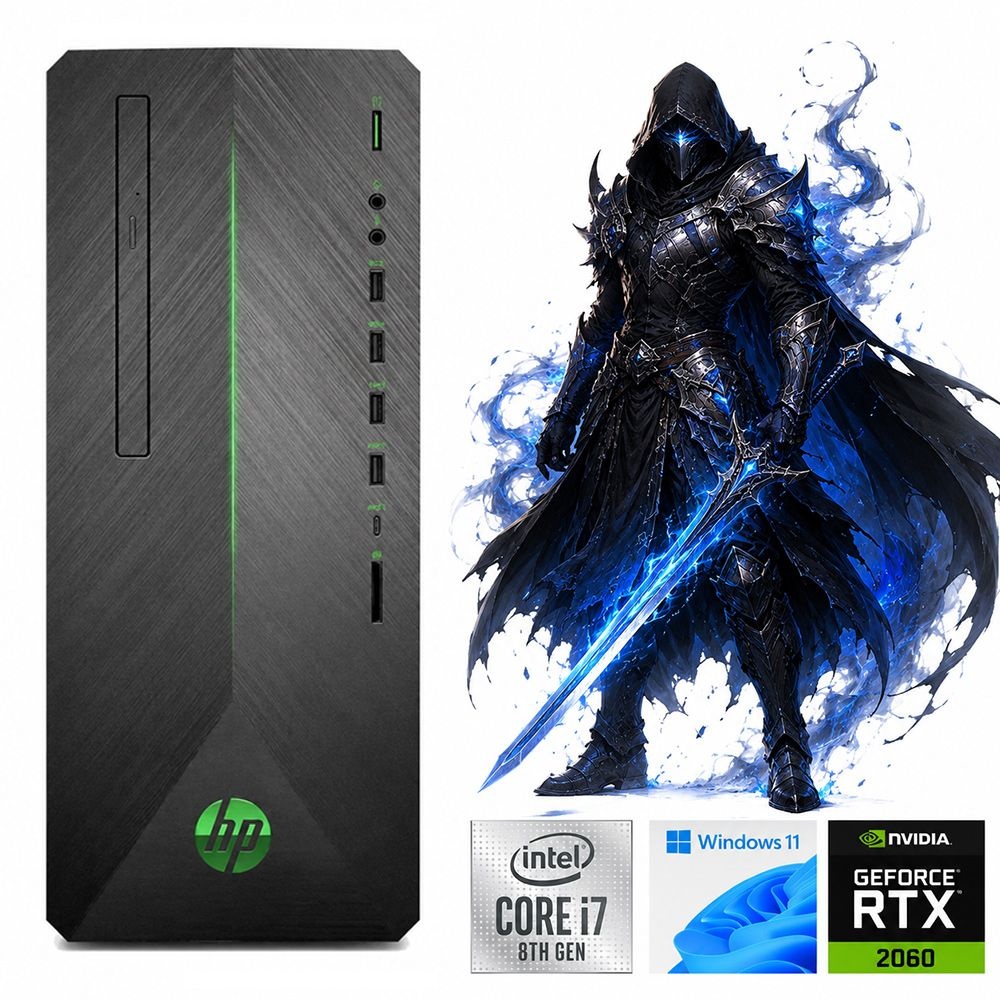 [중고] HP 파빌리온 790-0177kr i7-8700 16GB SSD 512GB RTX2060 WiFi 게이밍 데스크탑