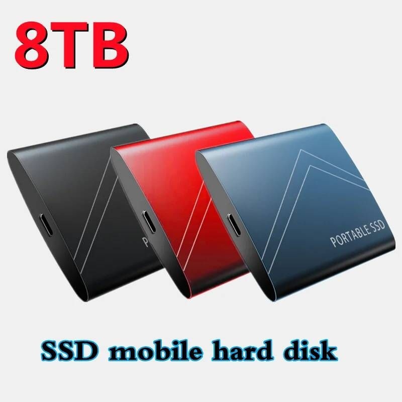 [해외] 노트북 SSD 에스에스디 M.2 2TB 1TB 하드 8 테라바이트 6 4 외부 2 모바일 솔리드 스테이트 드라이브 USB 3.1 Typc-C 휴대용