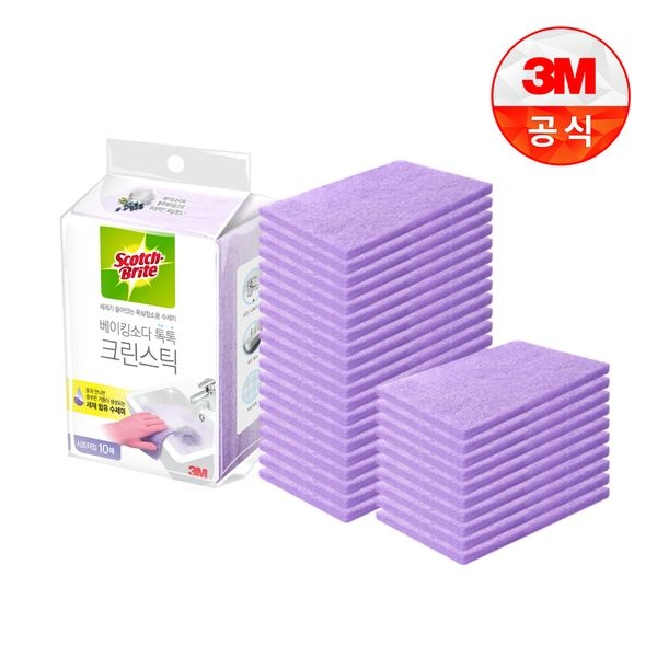 3M [3M]욕실청소 시트타입 크린스틱 10입 3개