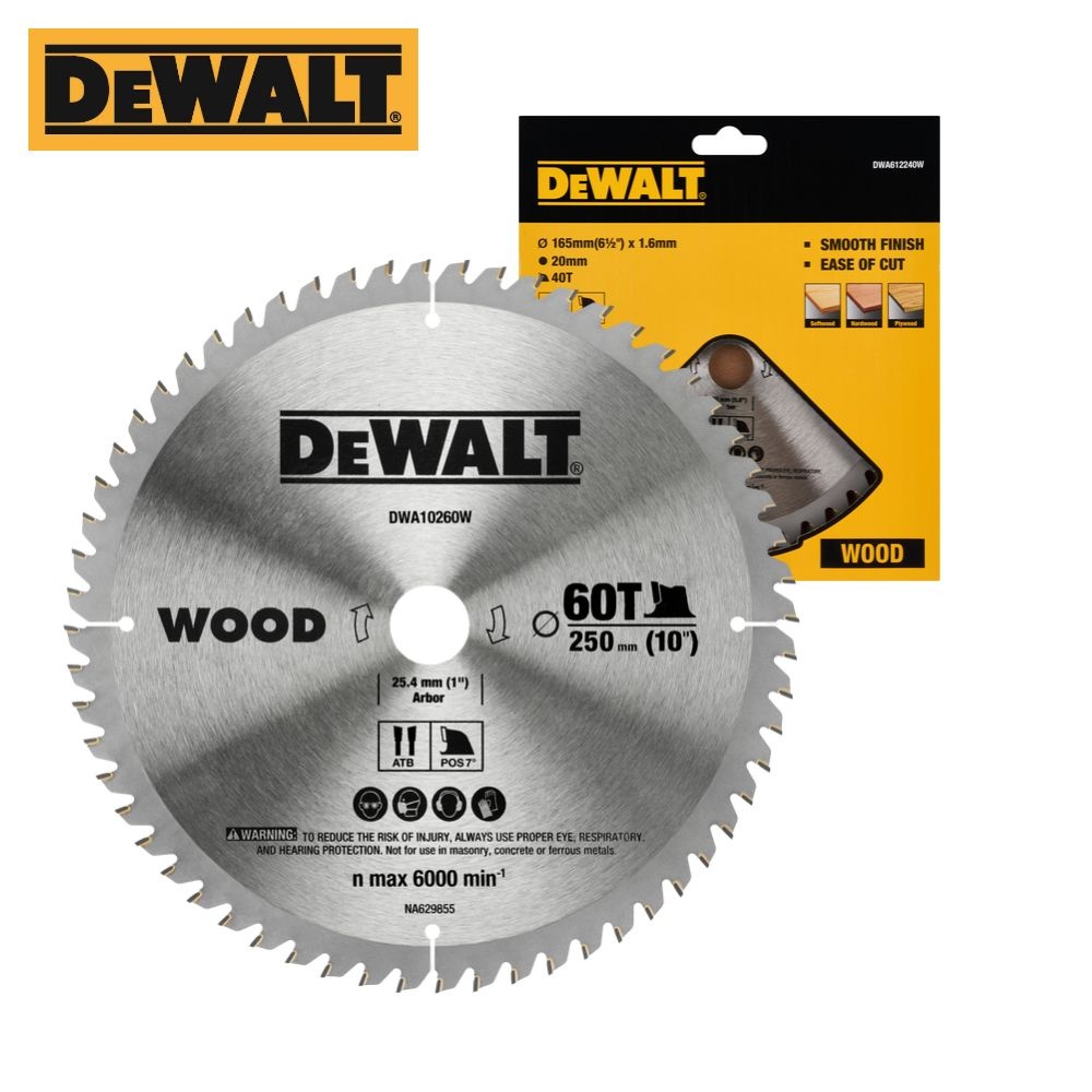 디월트 원형톱 DCS391톱날 165mm6.5인치 40날 1.6T DWA612240W