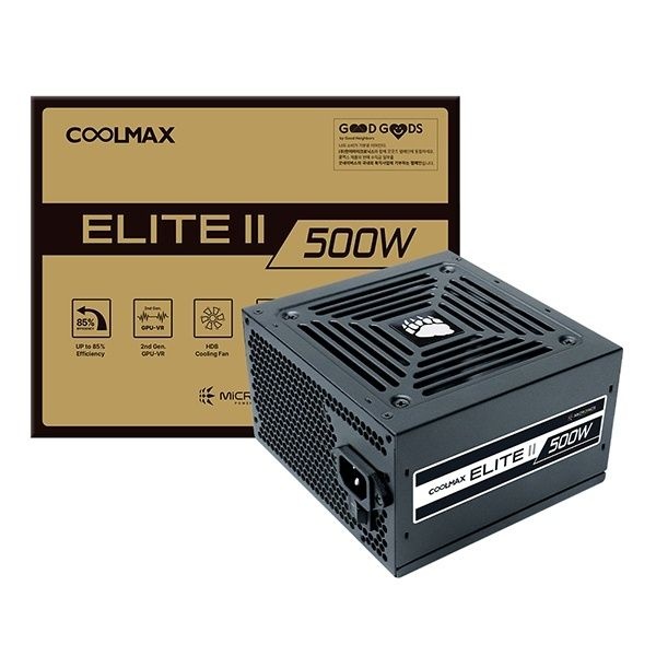UnKnown 마이크로닉스 COOLMAX ELITE II 85+ ATX 500W 벌크형 X 10개 9+1 행사 상품 4046354