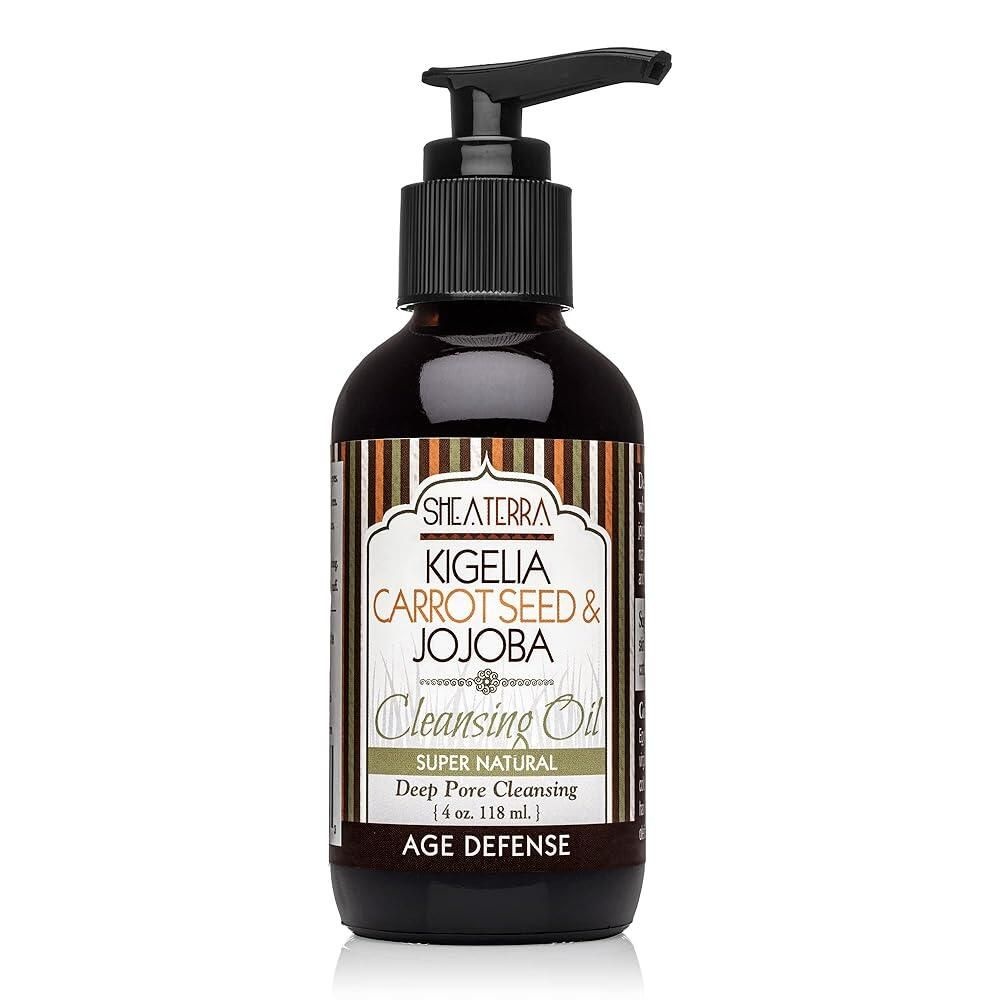 Shea Terra Organics [해외] Shea Terra Organics Tamanu & Green Clay 퓨리파잉 페이셜 클렌징 비누 잡티 감소 원더 모든 피부 타입 - 113.4g4온스 [호환]