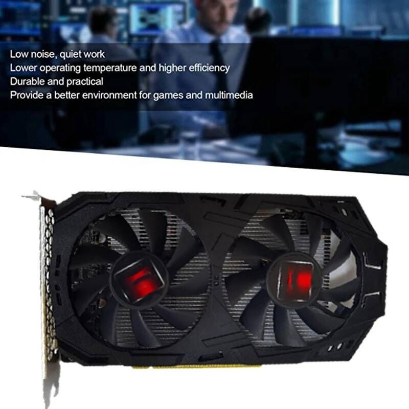 [해외] RX580 4G 게임 그래픽 카드 4GB GDDR5 256BIT 1284M/1750Mhz PCI-E3.0 8PIN 전원 AMD 데스크탑 컴퓨터