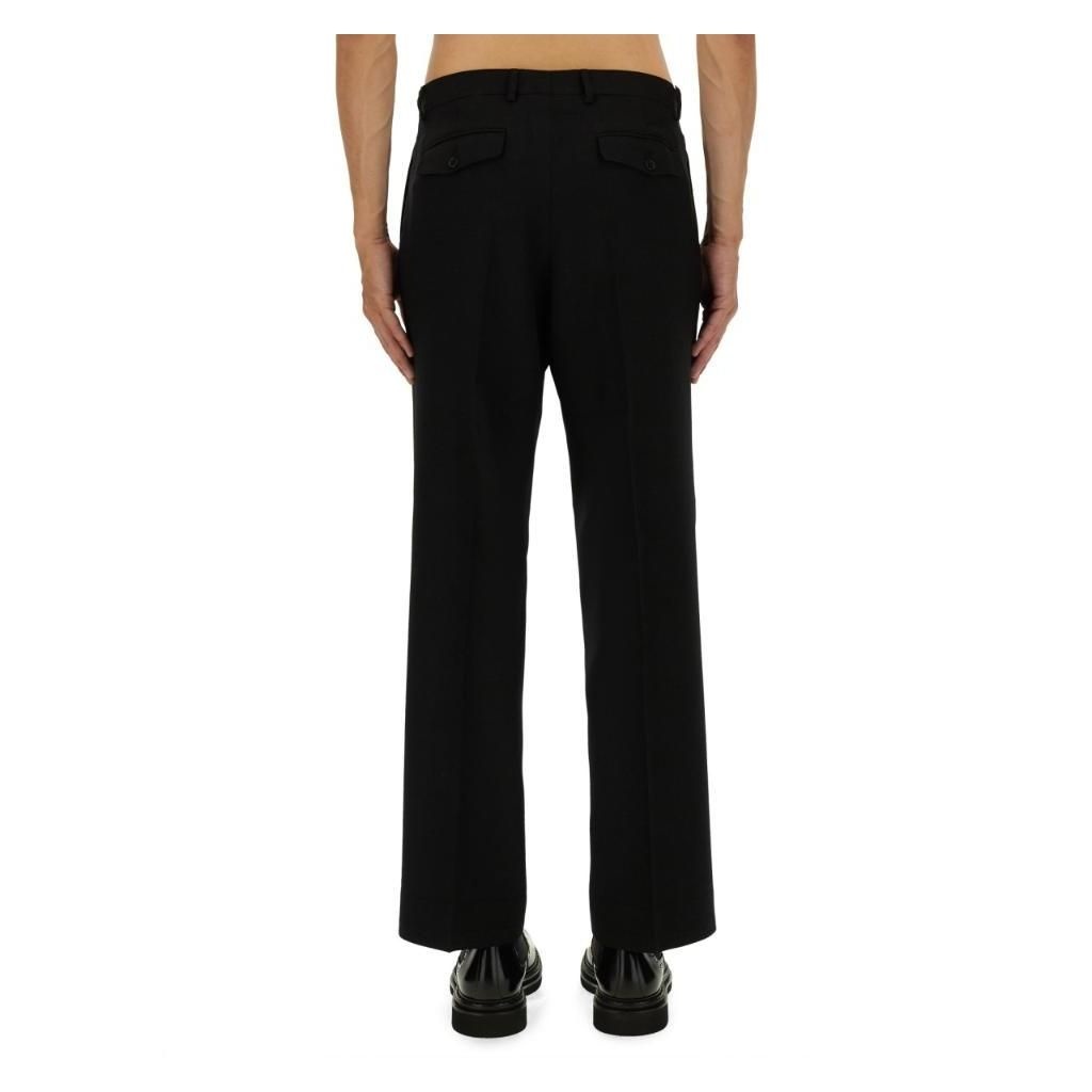 SUNFLOWER [해외] 선플라워 25FW Sunflower Smooth 블랙 fabric  와이드 컷 with pleats  벨트 loops  41671BLACK TP565620913