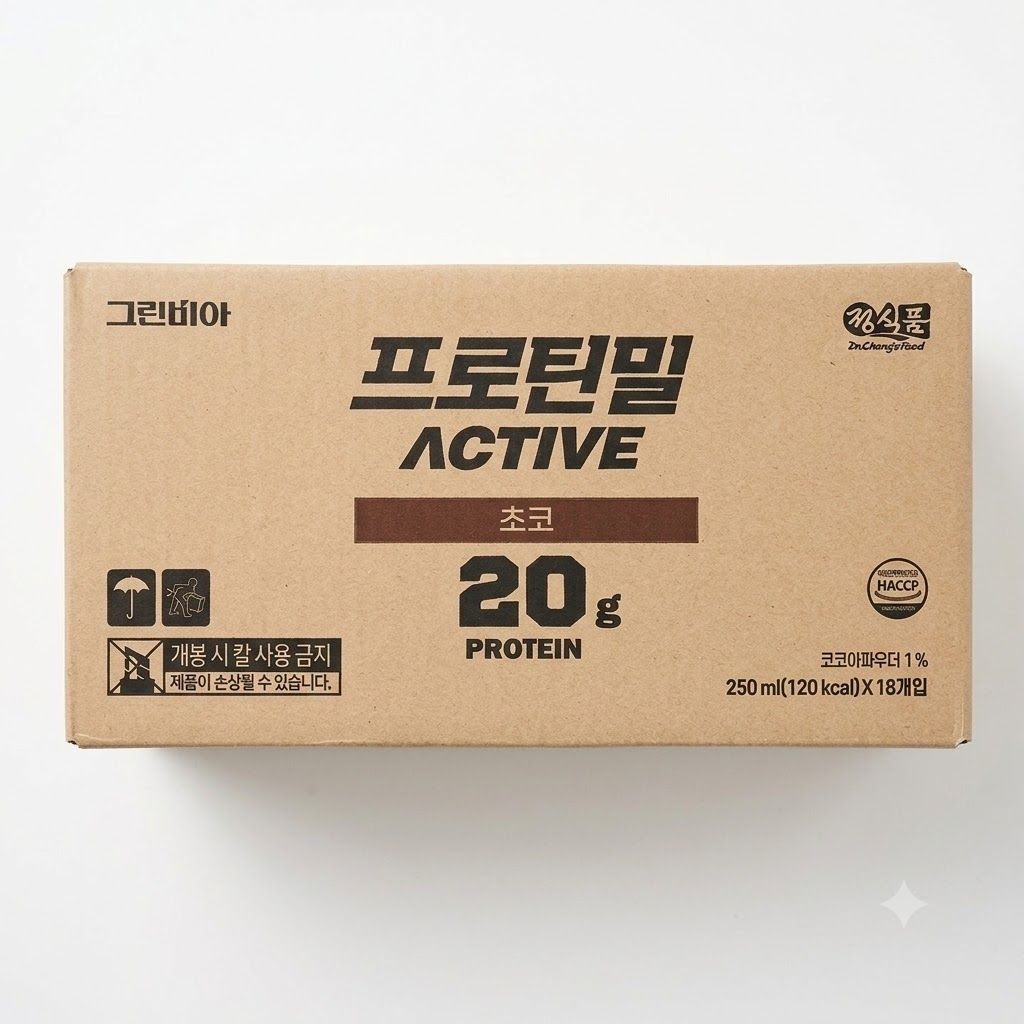 [오늘출발] 정식품그린비아 프로틴밀 액티브 초코 단백질음료 250mlx36팩