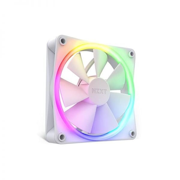 [해외] NZXT AER F120 RGB 화이트 고성능 공기 흐름 팬 단품 255343