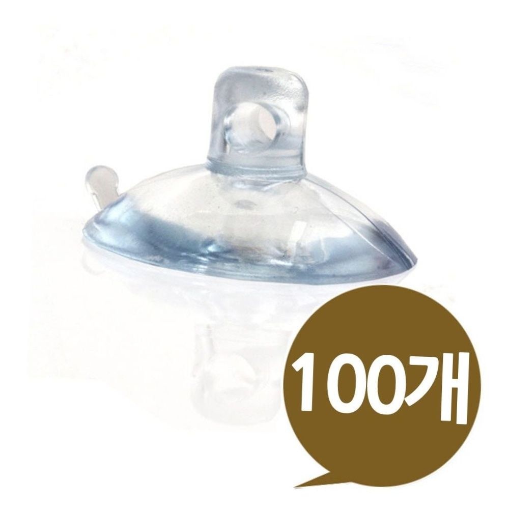 고리형 미니 흡착판 22mm 100개 유리창 자동차 뽁뽁이 안내판고정 차량표지판 차량표지판