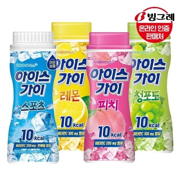 *해태아이스 아이스가이 4종 18개 골라담기 /아이스크림