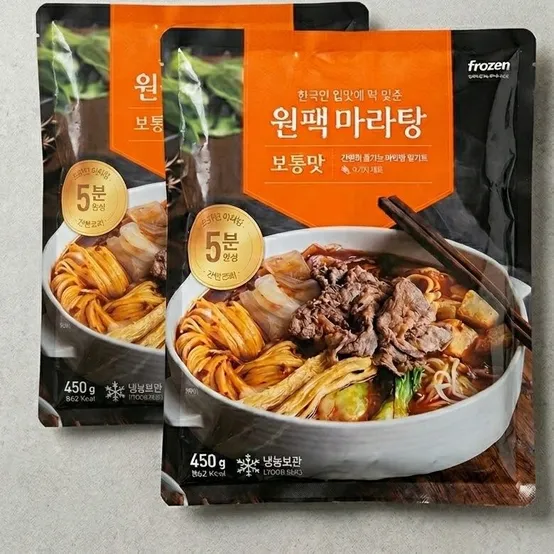 프로즌 원팩마라탕 보통맛 1팩+1팩 [분]