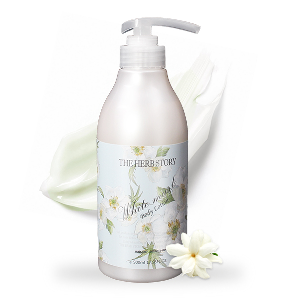 [오늘출발] 더허브스토리 화이트머스크 아로마 바디로션 퍼퓸바디로션 500ml