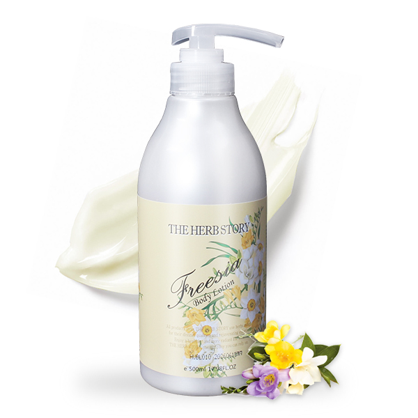 [오늘출발] 더허브스토리 프리지아 아로마 바디로션 퍼퓸바디로션 500ml