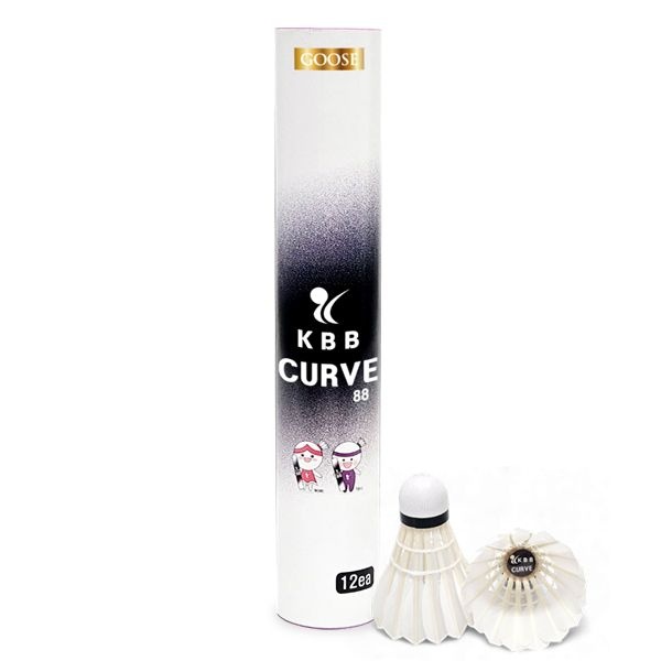 MAZERA KBB 커브 88 셔틀콕 배드민턴공 거위깃털 동호인 게임용
