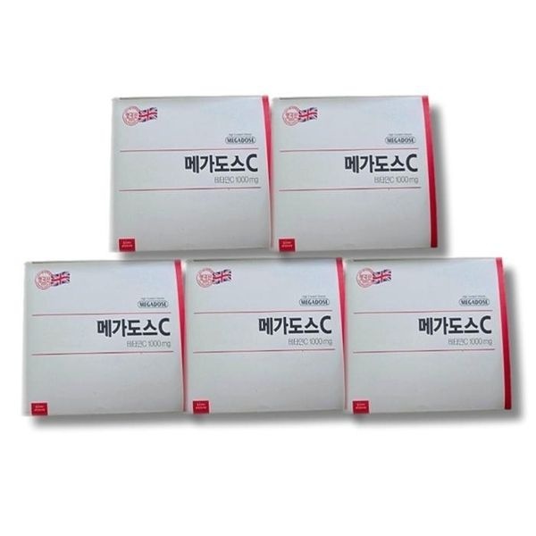 고려은단 메가도스C 비타민C 1000mg X 180포 5박스