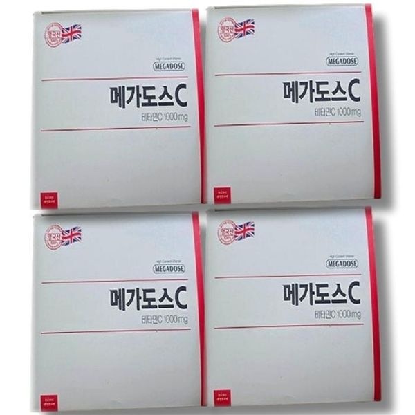 고려은단 메가도스C 비타민C 1000mg X 180포 4박스
