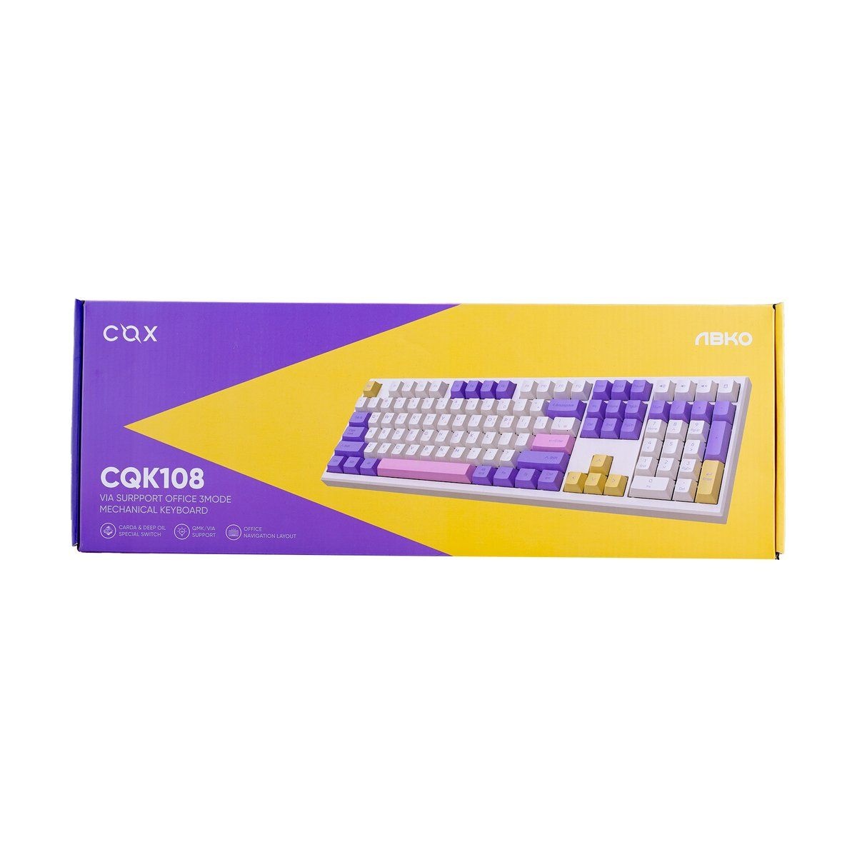 트레이더스 ABKO 키보드 CQK108 (COX,3MODE,CIDOO)