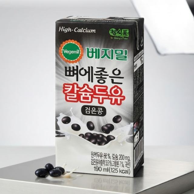 베지밀 뼈에좋은 칼슘두유 검은콩 190ml x 64팩