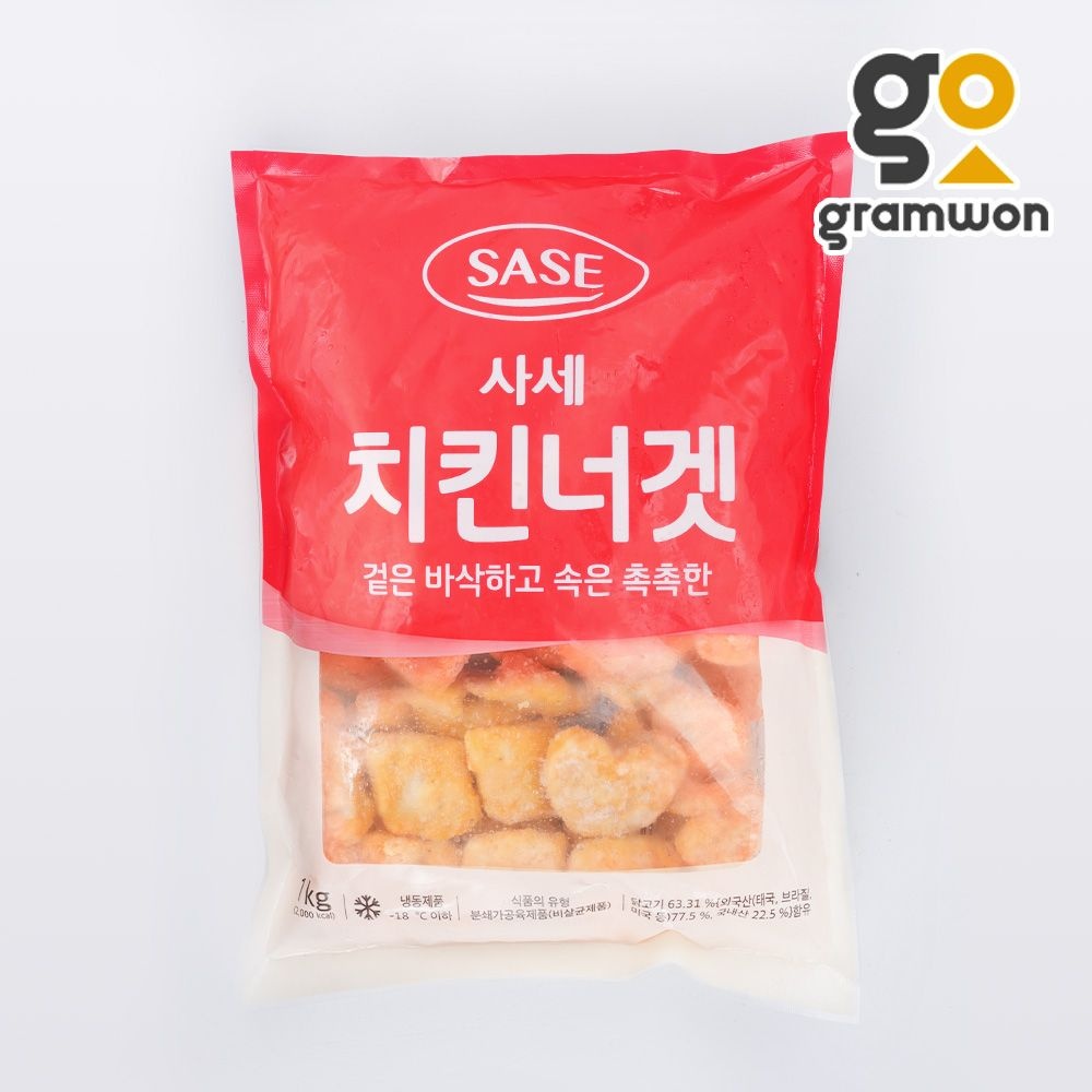 [오늘출발] 그램원 사세 치킨너겟 1kg 후라이드 순살치킨