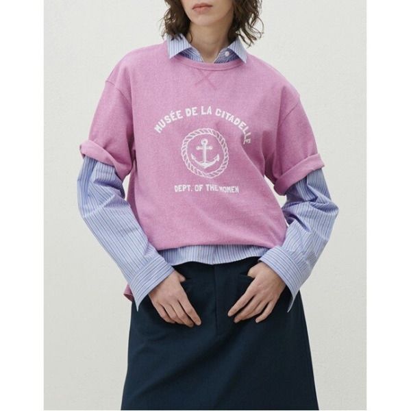 모먼 [모먼] [MOMEN] Riviera Cruise T- shirts- Lavender_XMCAS3SM41162