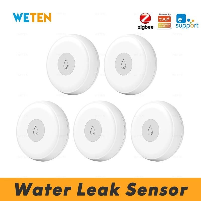 [해외] 누수탐지기 Tuya eWeLink Zigbee 누수 경보 감지기 센서 Sonoff Bridge 허브와 함께 작동 zigbee2mqtt를 통한 홈 어시스턴트