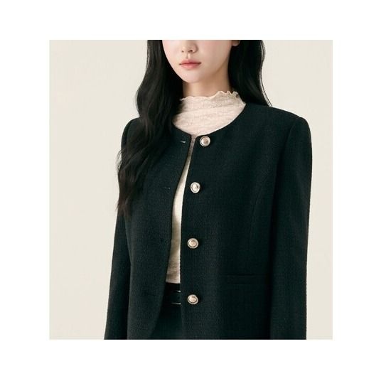 올데이자켓 칼라리스 트위드 자켓 RMJKG23S99_EPT