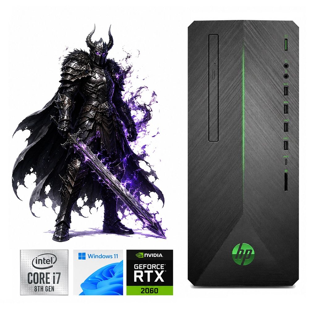 HP [중고] HP Pavilion 790-0177kr RTX2060 i7-8700 16GB SSD 512GB WiFi 게이밍 데스크탑