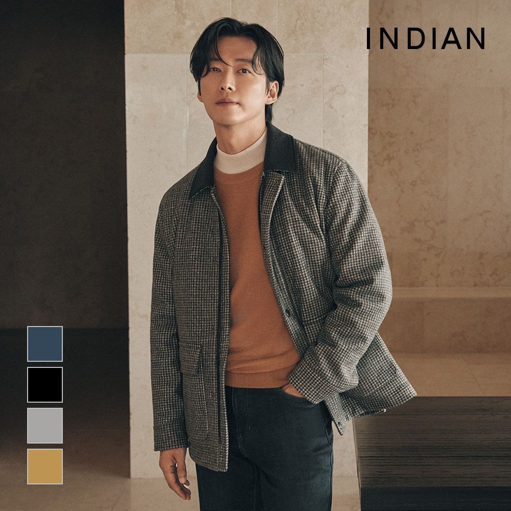 인디안 [INDIAN] 워셔블 솔리드 라운드 니트_MIVBR4F8271