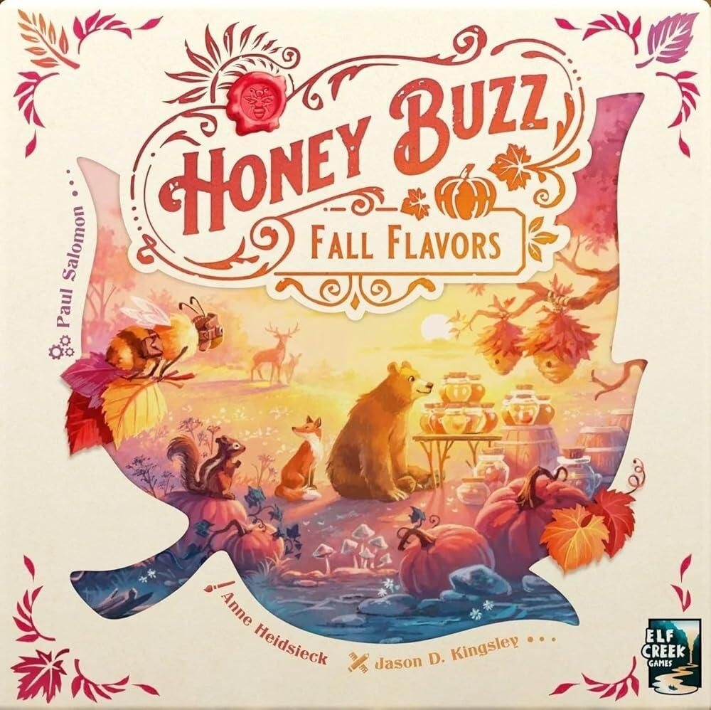 Elf Creek Games [해외] Honey Buzz Fall Flavors 디럭스 에디션 - Elf Creek Games의 허니 버즈 보드 게임 프리미엄 확장판 가을 테마 전략 14인용 플